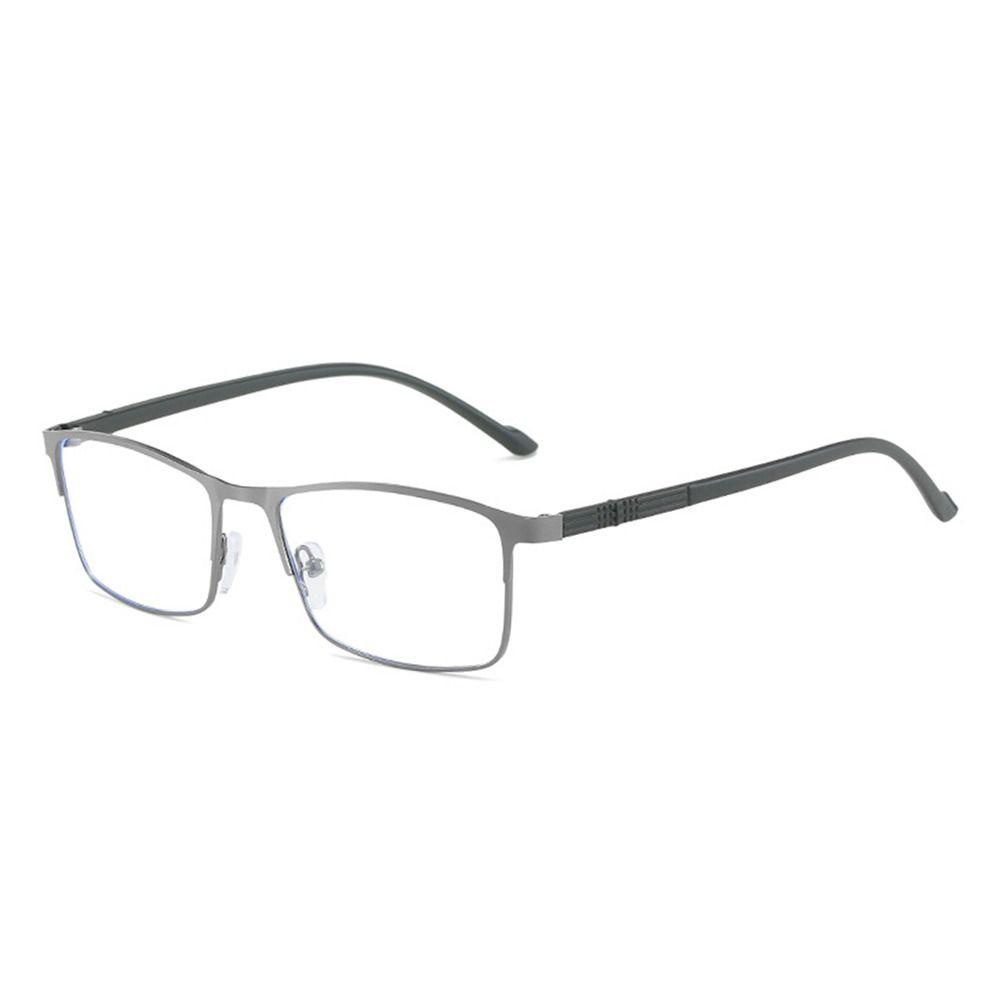 Lily Kacamata Myopia Wanita Pria Full Frame Metal Square Blue Light Blocking