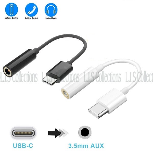 Kabel Audio Converter Type C Lightning 3.5mm Jack Audio Cable Converter Adapter Headset Earphone