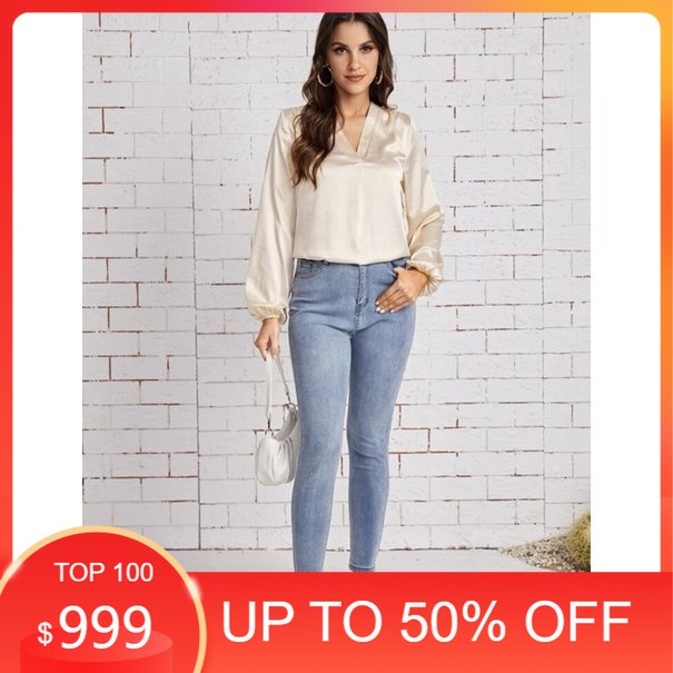 BLOUSE CROP - BLOUSE KOREA - KNAUTIA BLOUSE