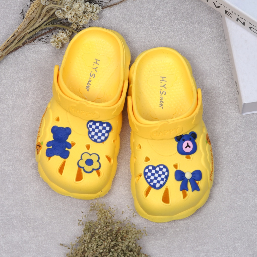 Sandal Anak Wanita Baim Bear Pita - Sandal Import Ukuran 26-35