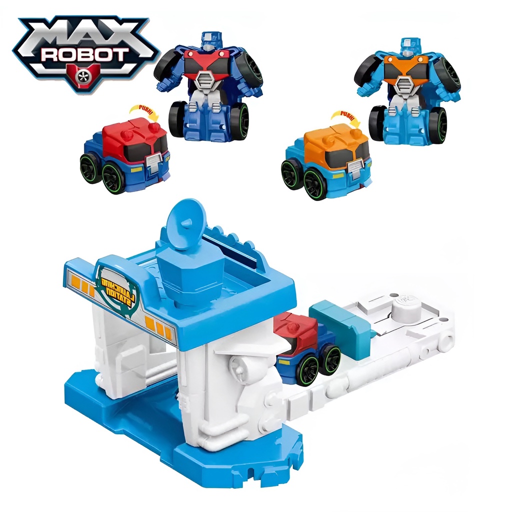 Robot Deformation Figure | Mainan Anak Laki Laki Robot Robotan Stasion Deformation Max | Kado Ulang Tahun Anak Cowok