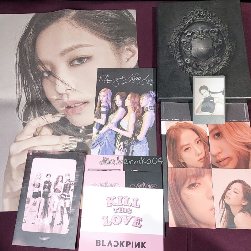 ALBUM BLACKPINK KILL THIS LOVE UNSEALED PHOTOCARD JENNIE