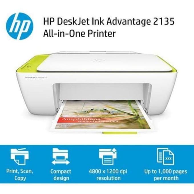 Promo Printer HP Deskjet 2135 Ink Advantage - New Original