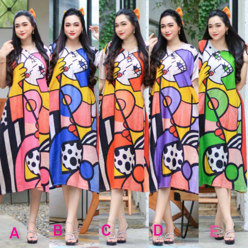 Dress Jumbo/Daster karakter Jumbo /Daster busui