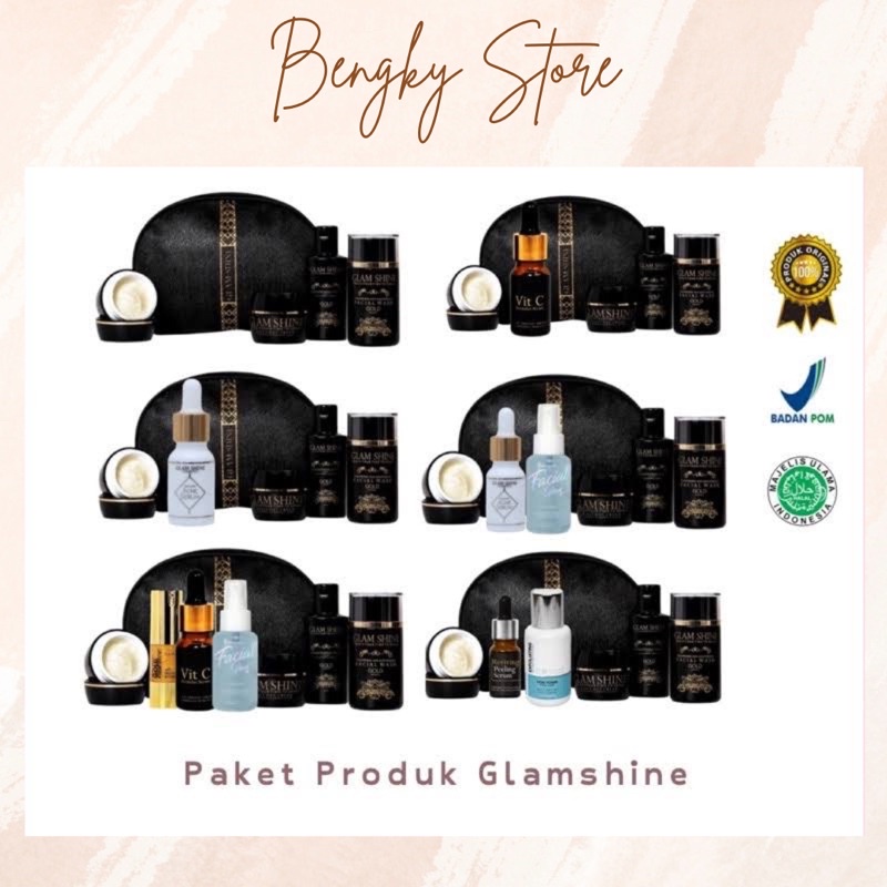 GLAMSHINE PAKETAN LENGKAP & ECERAN