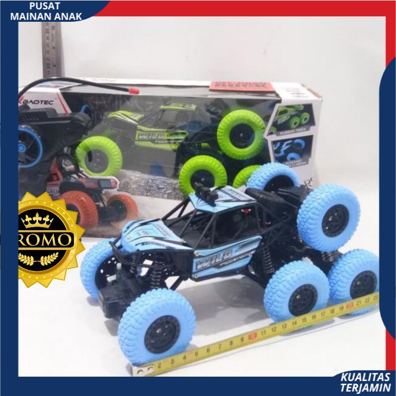 MAINAN MOBIL REMOT CONTROL TERBARU 4WD 8 RODA 1;18 MOTION R/C CLIMBING CAR BATERAI CAS