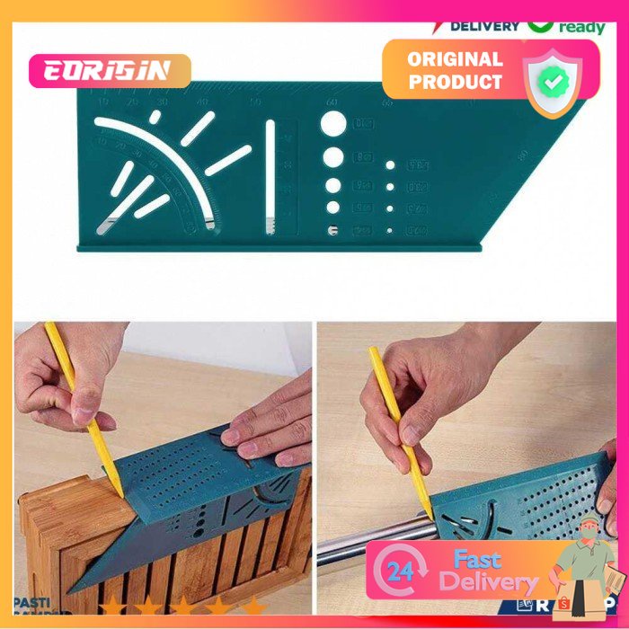

Penggaris Mark Line Gauge T-Type Ruler 90 Degree