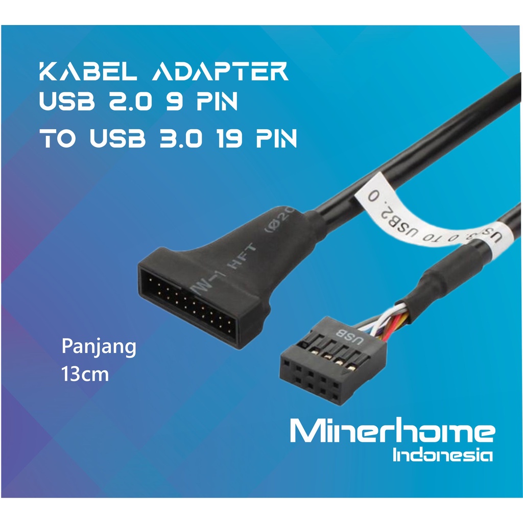 Kabel Adapter Usb 2.0 Female to Usb 3.0 Casing PC