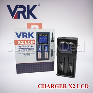 VRK Fast Charger X2 LCD 2A 2 Slot Authentic Original