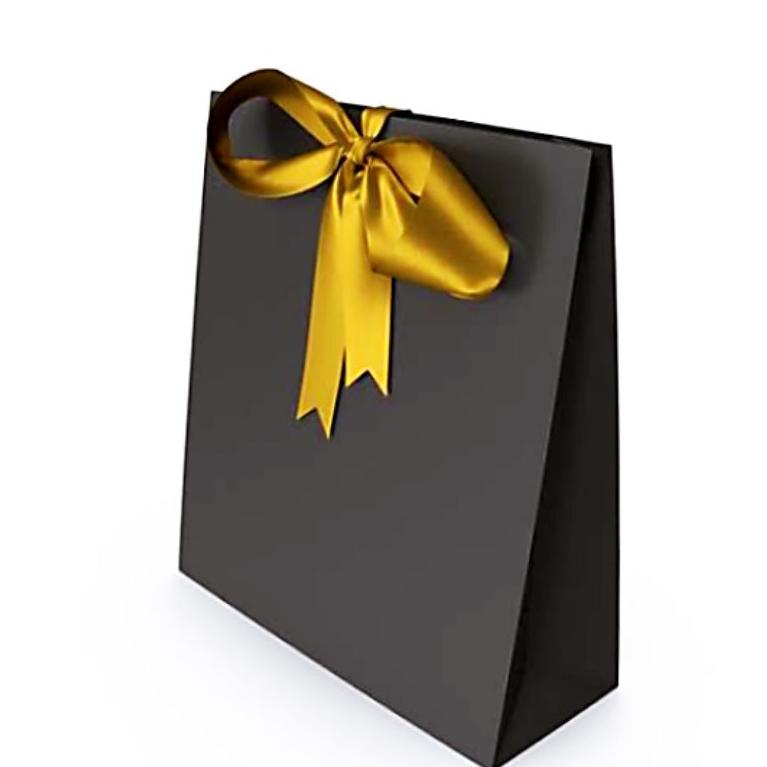 

プ EXCLUSIVE MEDIUM PAPERBAG SUPER BLACK 18 X 11 X 30 cm. ゔ