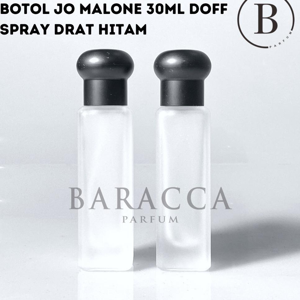 ➵ Botol Parfum Jo Malone 30ML Drat Doff Tutup Hitam - Botol Parfum Kosong Jo Malone - Botol Jo Malon