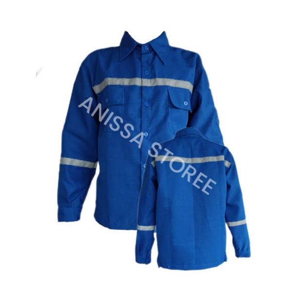 wearpack kerja tangan panjang sapety werpak