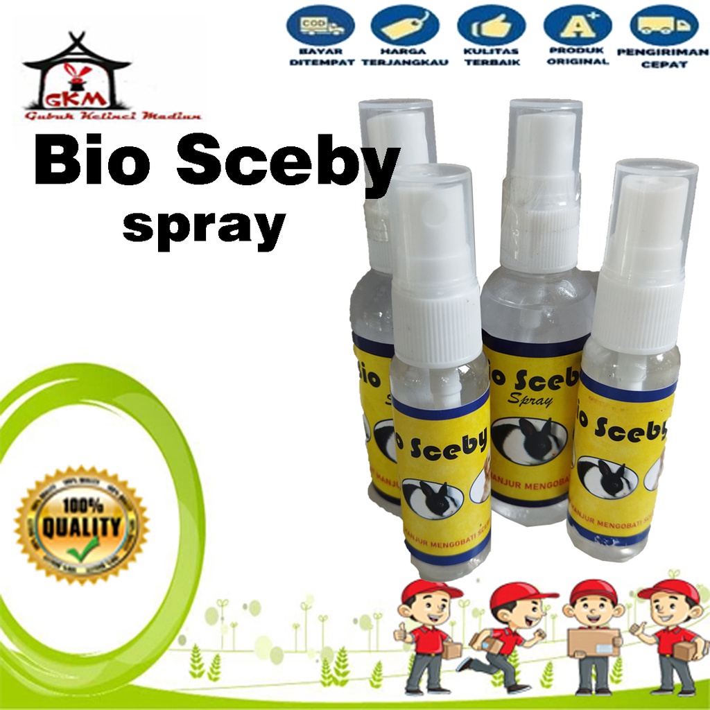 Bio Sceby Spray 30 ml Untuk Mengobati Jamur Kulit Dan Kutu