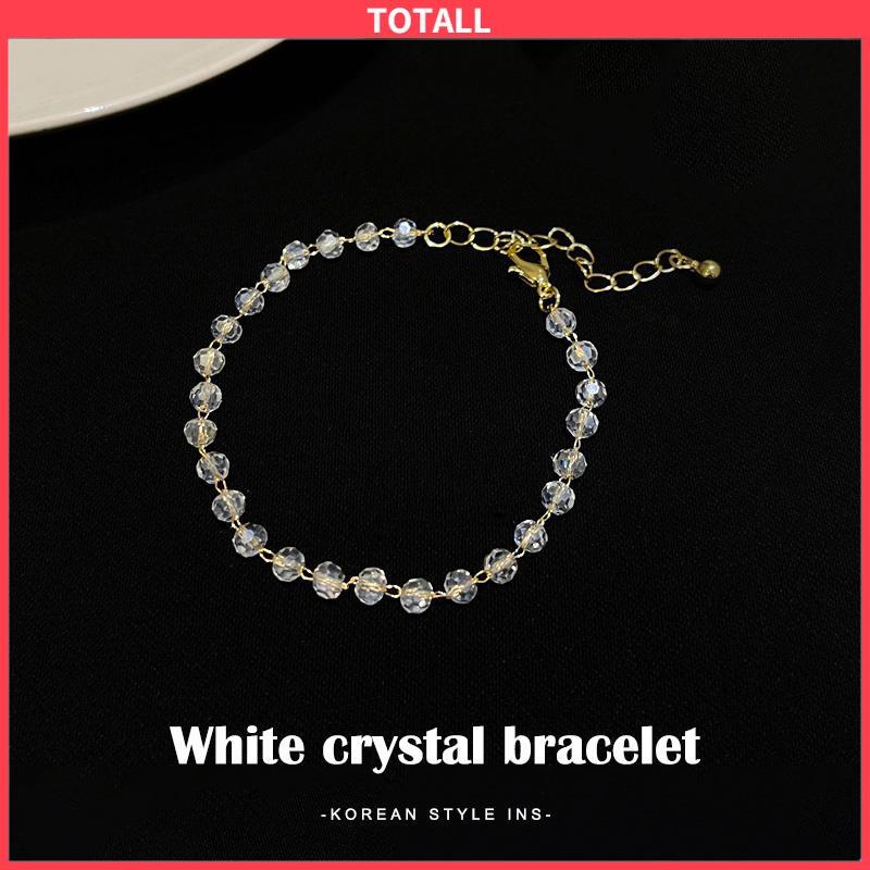 COD Gelang Kristal Fashion Korea Sederhana Wanita Gadis Gelang Perhiasan Aksesoris-Totall