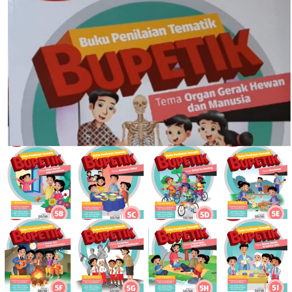 Buku Bupetik Kelas 5 SD K13 Revisi Erlangga