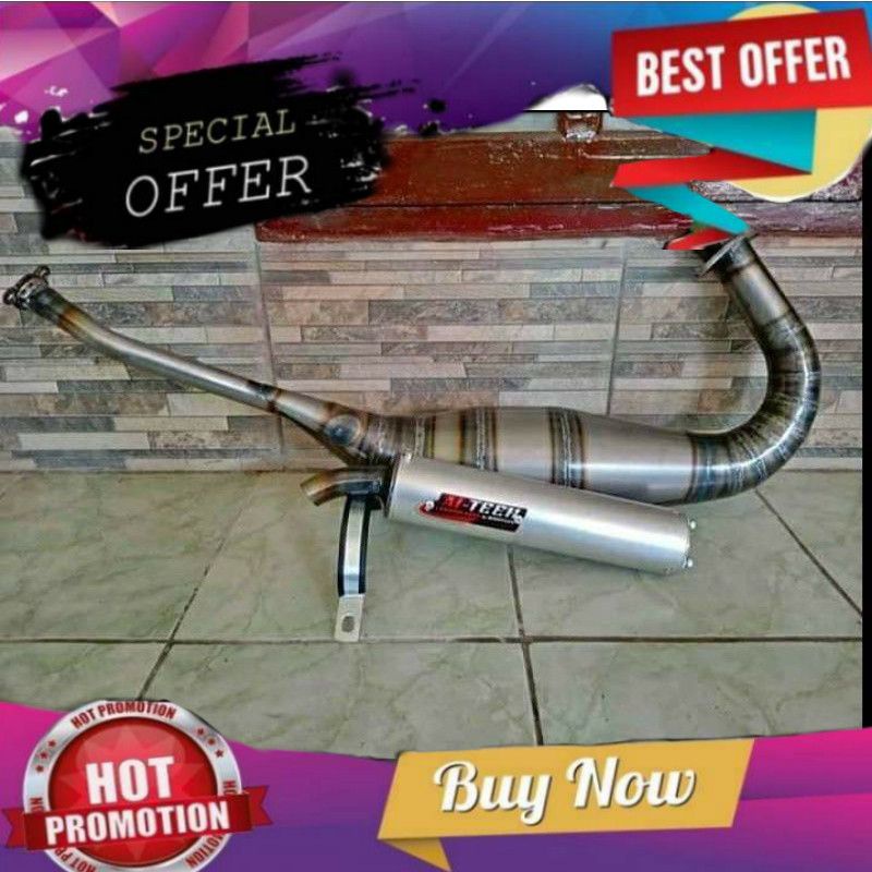 KNALPOT AITECH RACING PNP NINJA R.RR/SS SUARA GARING PARAH.