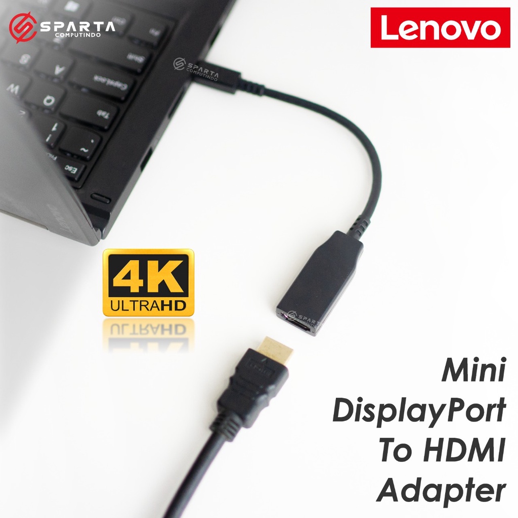 Kabel Adapter Lenovo Mini DisplayPort To HDMI Original