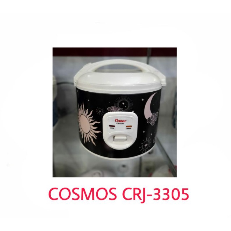 Cosmos CRJ 3305 . Magic COM Rice Cooker 3In1 1.8 Liter  . Baru &amp; Bergaransi