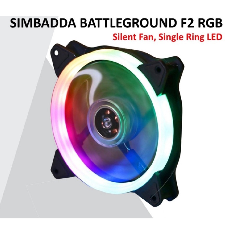 Simbadda BattleGround 20 - ATX, mATX Tempered Glass - Free 3xfan RGB