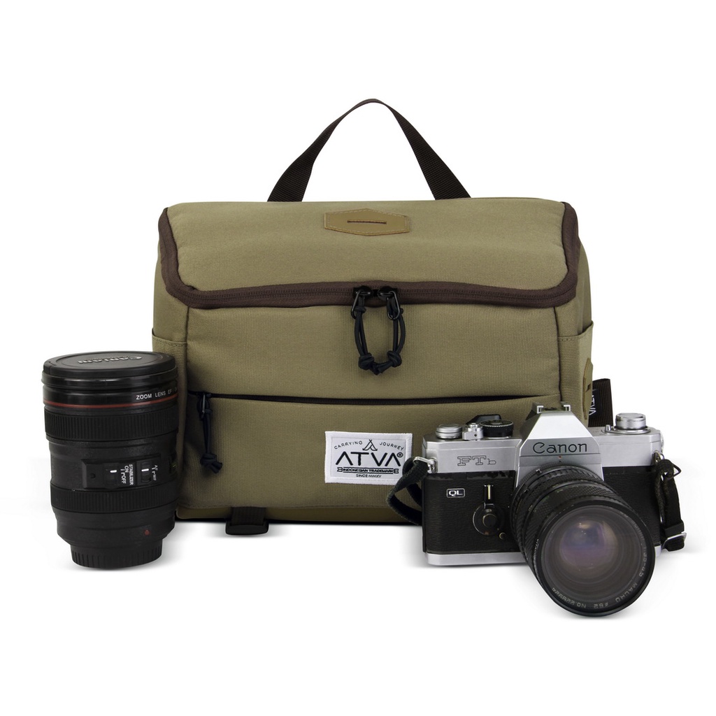 Camera Sling Bag Atva Focus Khaki