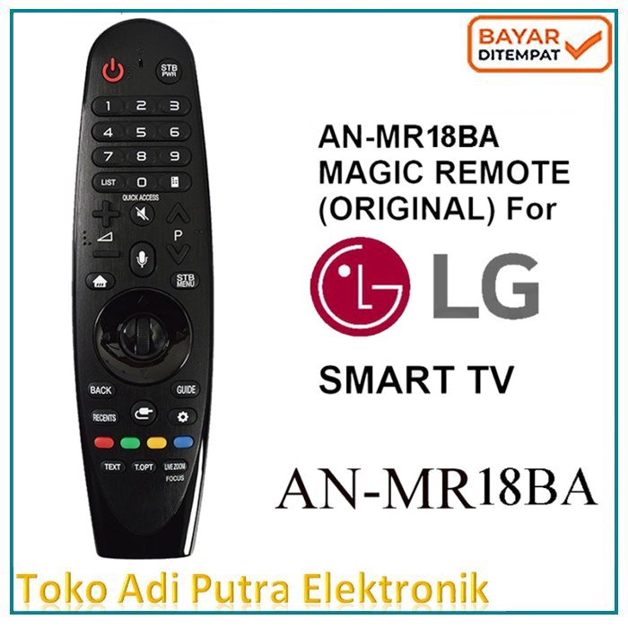 REMOT LG MAGIC LG AN-MR18BA 100% ORIGINAL /REMOTE SMART /TV LG 0RIGINAL