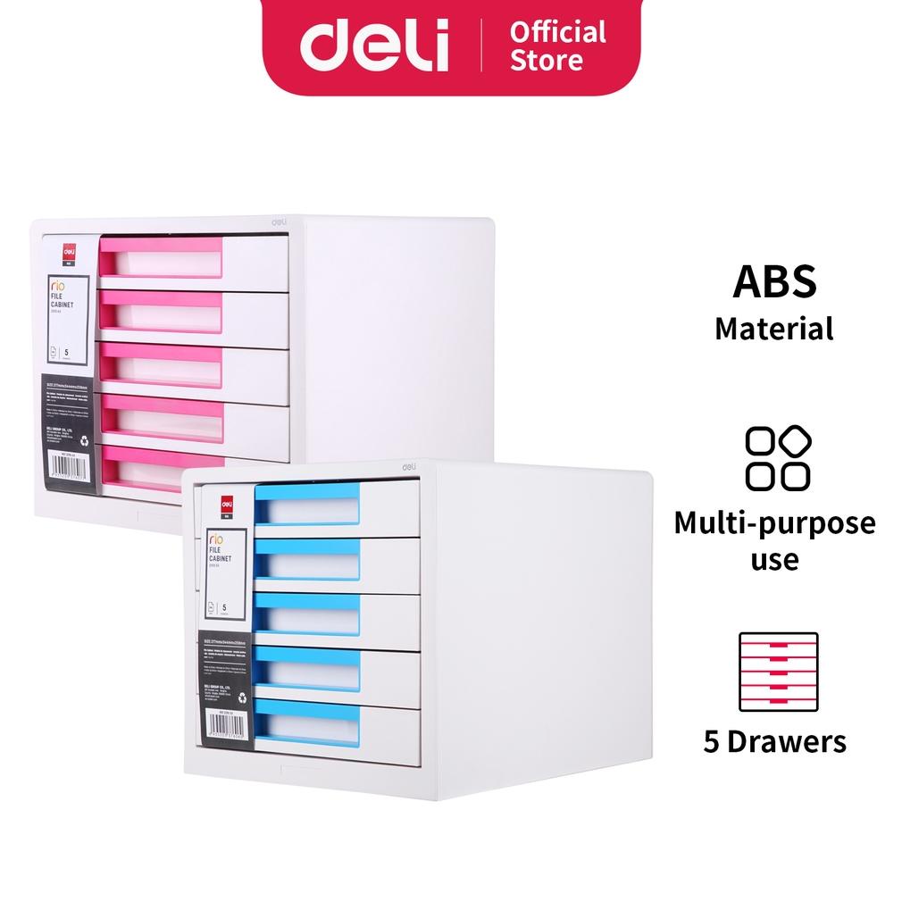 

DELI FILE KABINET BIRU/PINK, BAHAN PLASTIK, 5 RUANG PENYIMPANAN 27,7X34,4X25,9CM EZ01033 EZ01043 TERLARISS...,,,,,