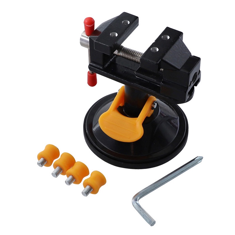 Klem Catok Meja Mini Portable Untuk Pekerjaan Kecil Hobi Perhiasan Diy Craft Repair Tool Work Table Bench Vise Tool Vice