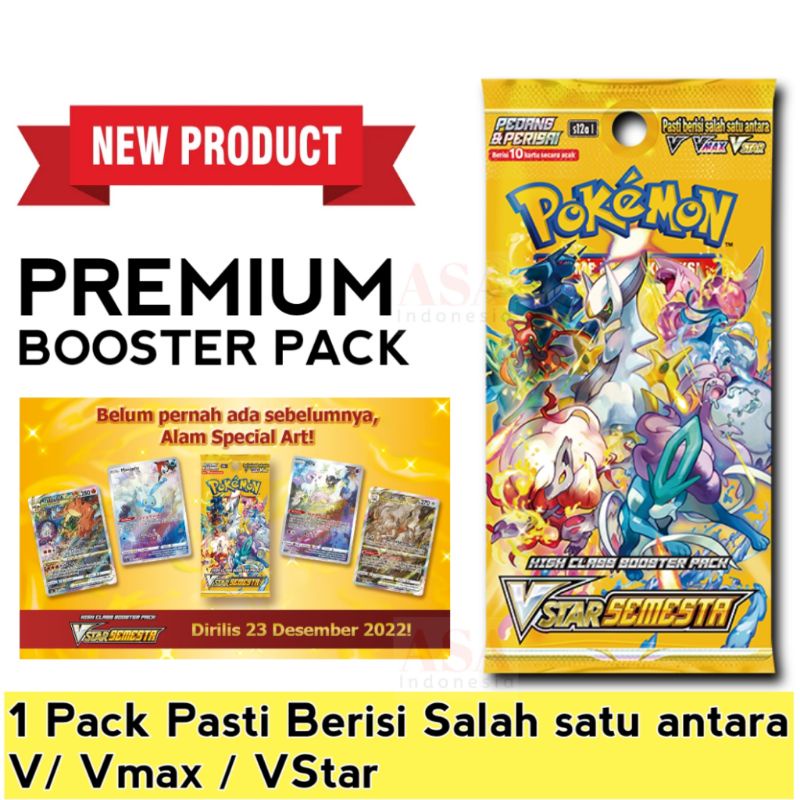 Kartu Pokemon Vstar Semesta Booster Pack S12A