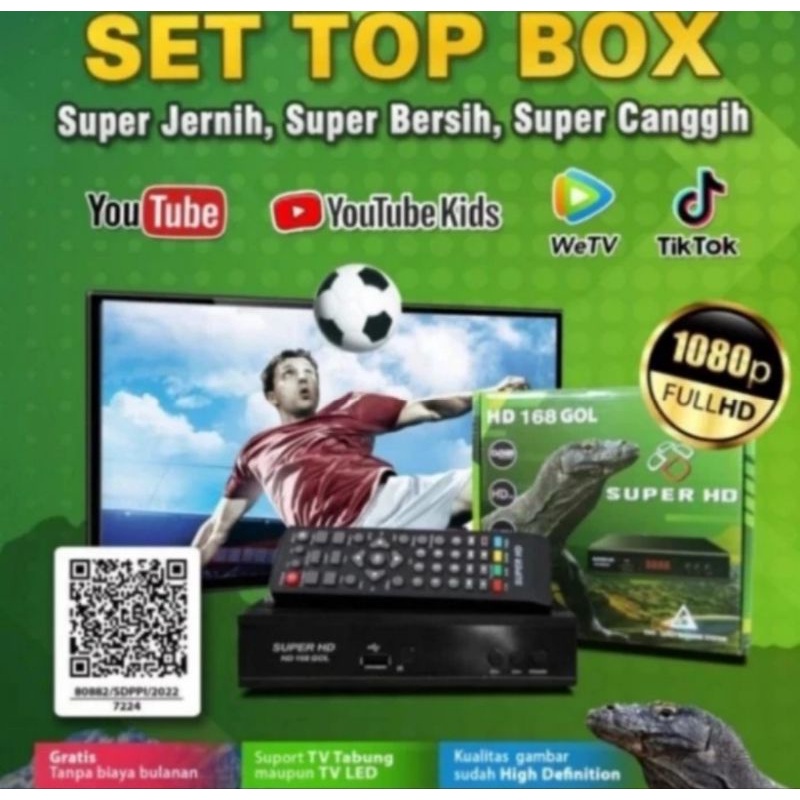 STB KOMODO SUPER HD / SET TOP BOX TV DIGITAL RECEIVER TV DIGITAL