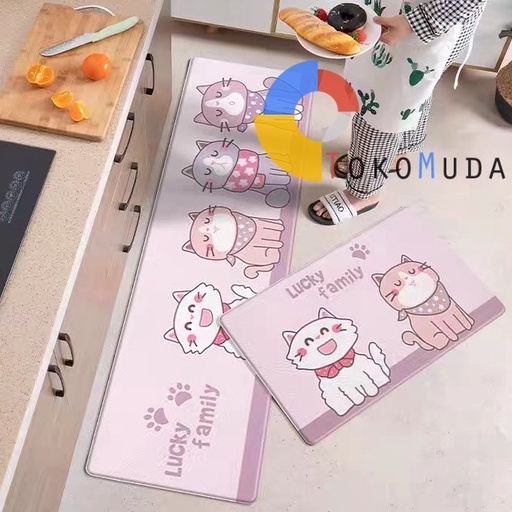 TOKOMUDA COD Keset Dapur 2in1 Keset kaki Pintu Premium 120X40 DAN 60X40 lwk02