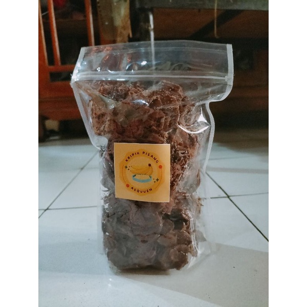 

Kripik pisang coklat lumer