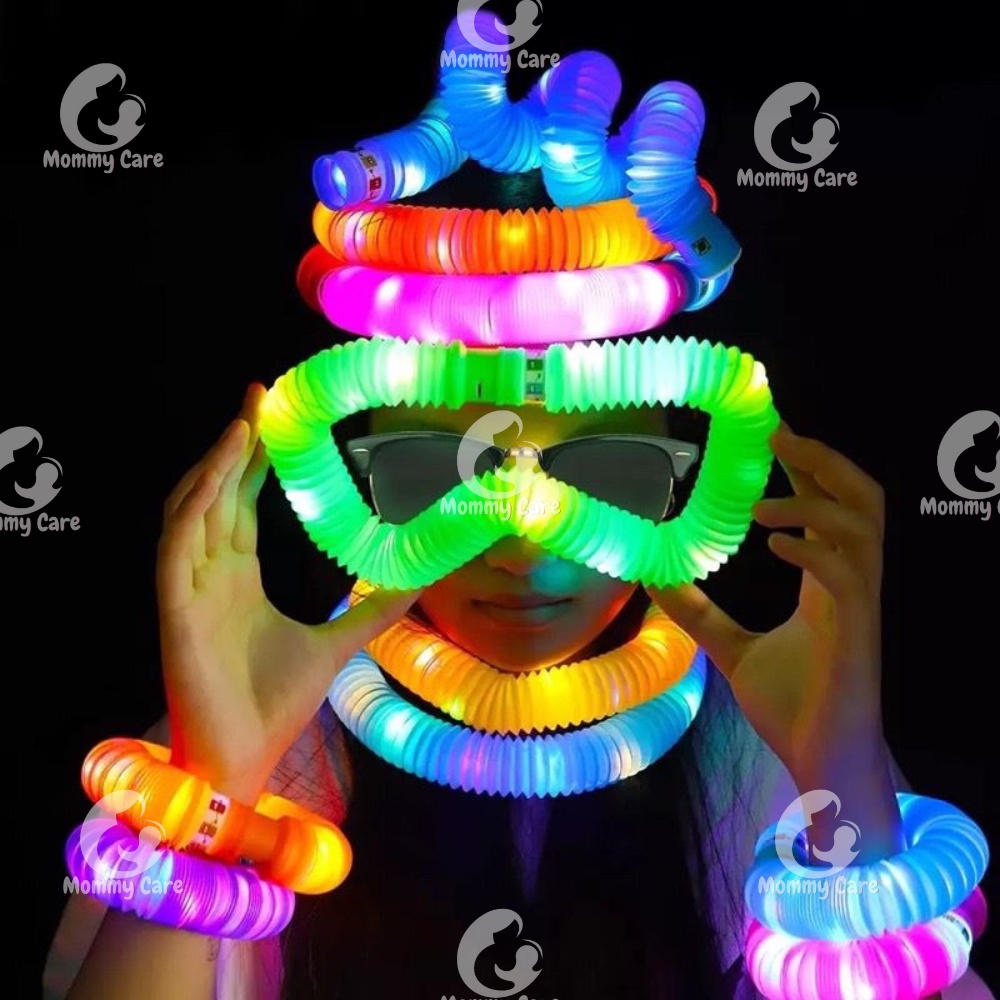 MOMMYCARE MAINAN ANAK POP PIPES POP TUBES LAMPU LED