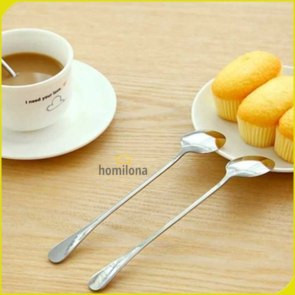 KANNERT Sendok Teh Gagang Panjang Tea Spoon Stainless Steel - RR-11