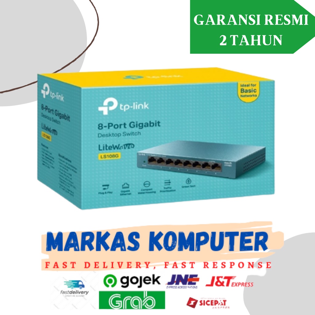 TP-Link LS108G 8-Port 101001000Mbps Desktop Switch