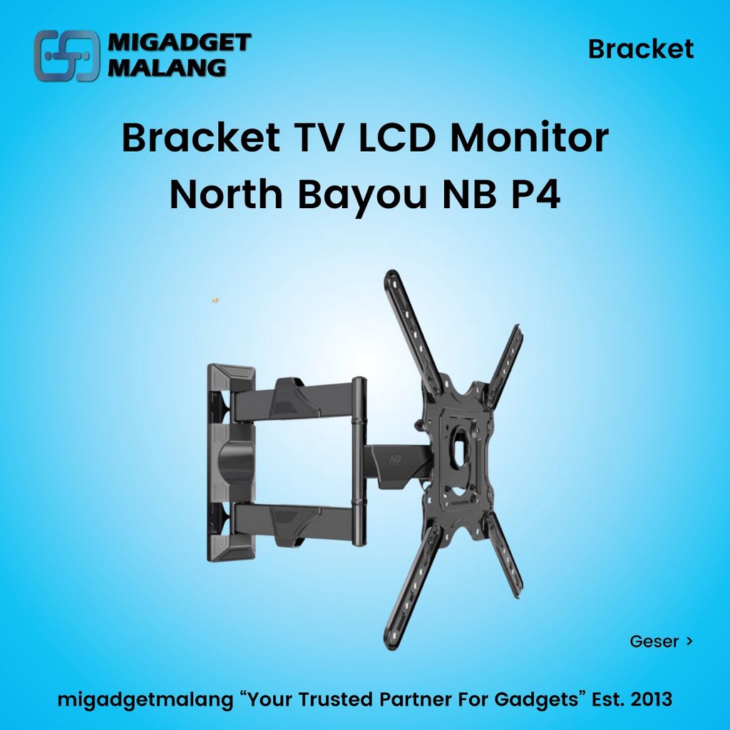 Bracket Braket Breket Smart TV LED LCD Monitor 32 40 43 55 North Bayou NB P4 NBP4