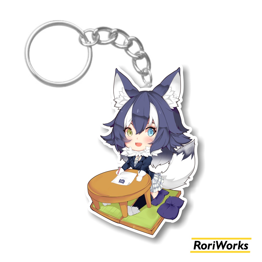Keychain Anime - Gray Wolf | Kemono Friends