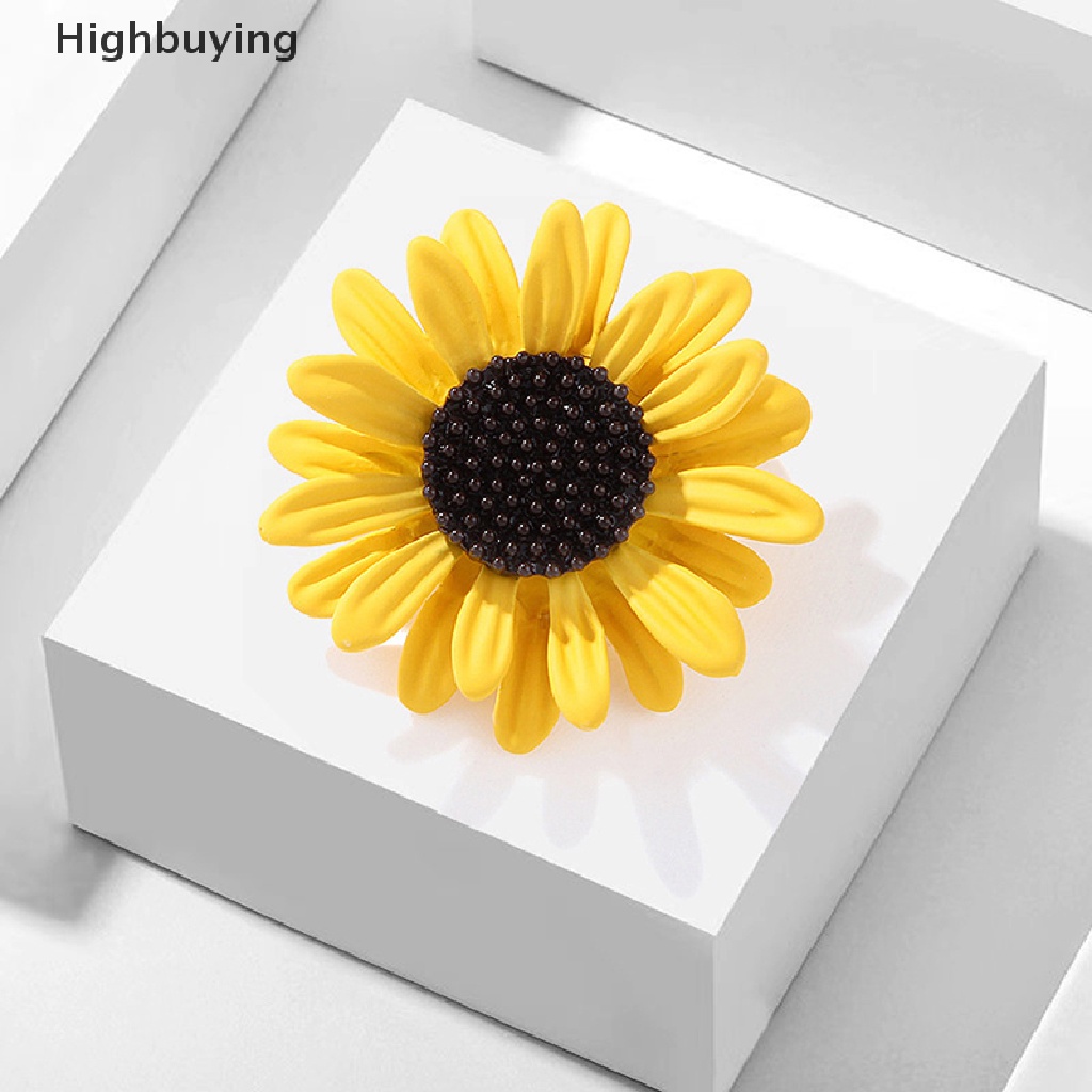 Hbid Bunga Daisy Bros Daisy Untuk Wanita Unisex Bunga Matahari Pesta Kantor Bros Pin Wanita Perempuan Brooch Pin Bros Mantel Aksesoris Hadiah Glory