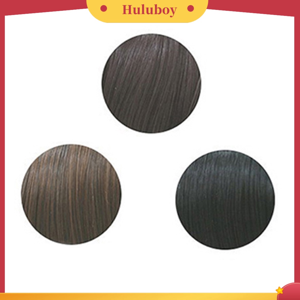 Wig Rambut Ekstensi Model Pendek Lurus Warna Hitam Untuk Wanita