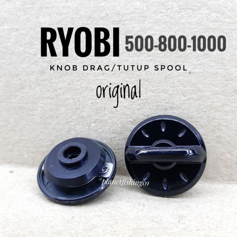 New drag knop ryobi 500 800 1000 / tutup spool ryobi /part ryobi / sparepart reel ryobi / part reel
