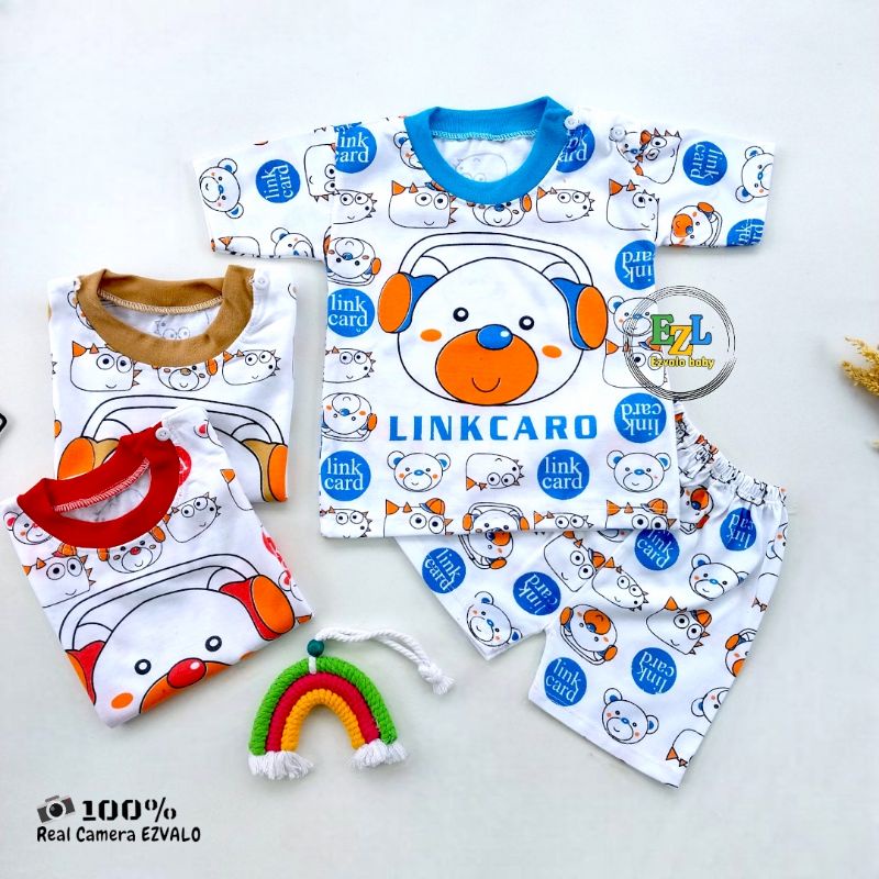 BAJU SETELAN PENDEK BAYI 3-12 BULAN UNISEX