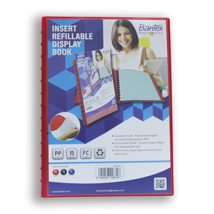 

HOT PROMO Bantex Insert Display Book Refillable Folio 3169