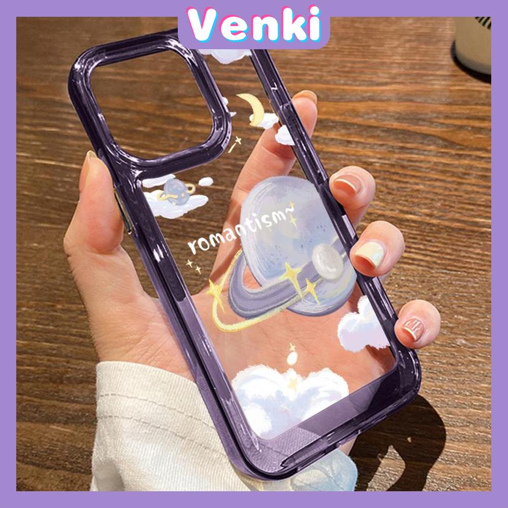 iPhone Case HD Acrylic High Quality Hard Case Metal Button Protection Camera Shockproof Fantasy Planet Compatible For iPhone 14 13 12 11 Pro Max xr xs max