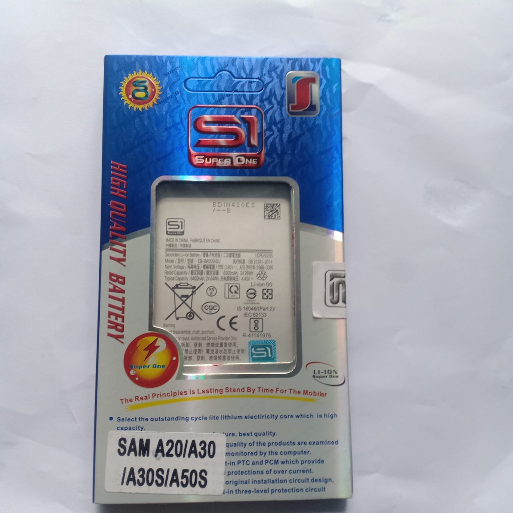 Baterai Samsung A20 A30 A50 A30s A50s EB-A505ABU DOUBLEPOWER Batre Batere Battery