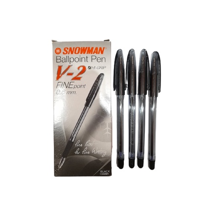 

BOLPEN SNOWMAN V-2 WARNA HITAM (PCS)