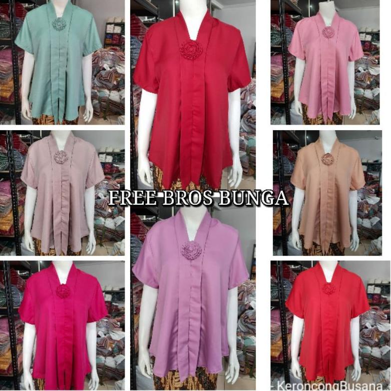 Sale✰➟ Z99QR (Pd110/120) Kebaya Floy kutubaru kartini tangan PENDEK JUMBO busui KeroncongBusana 87 ✷
