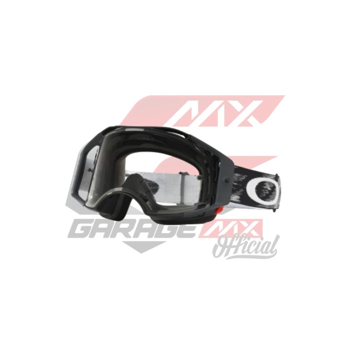 GOGGLE OAKLEY AIRBRAKE - JET BLACK SPEED STRAP