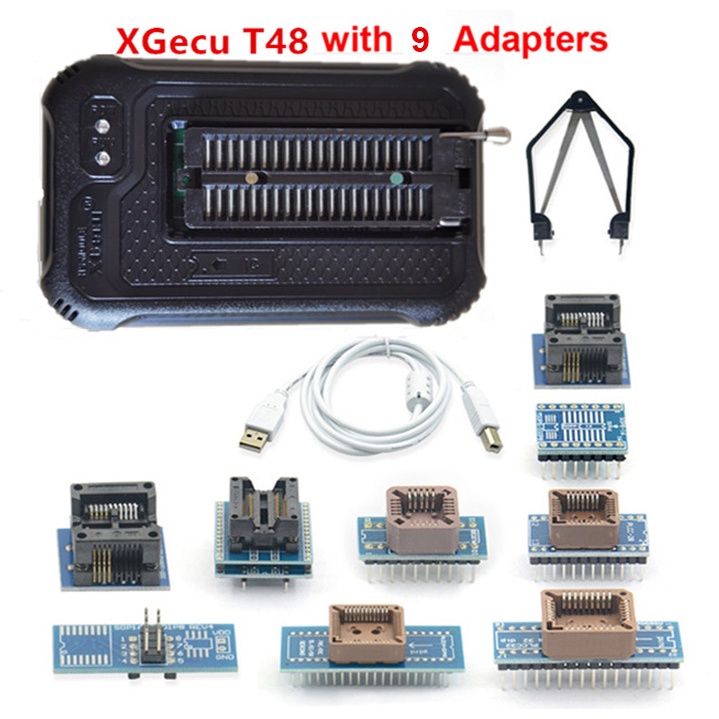 TL866II Plus Programmer Eprom Flash Dengan 6 Adaptor Support 15000 IC