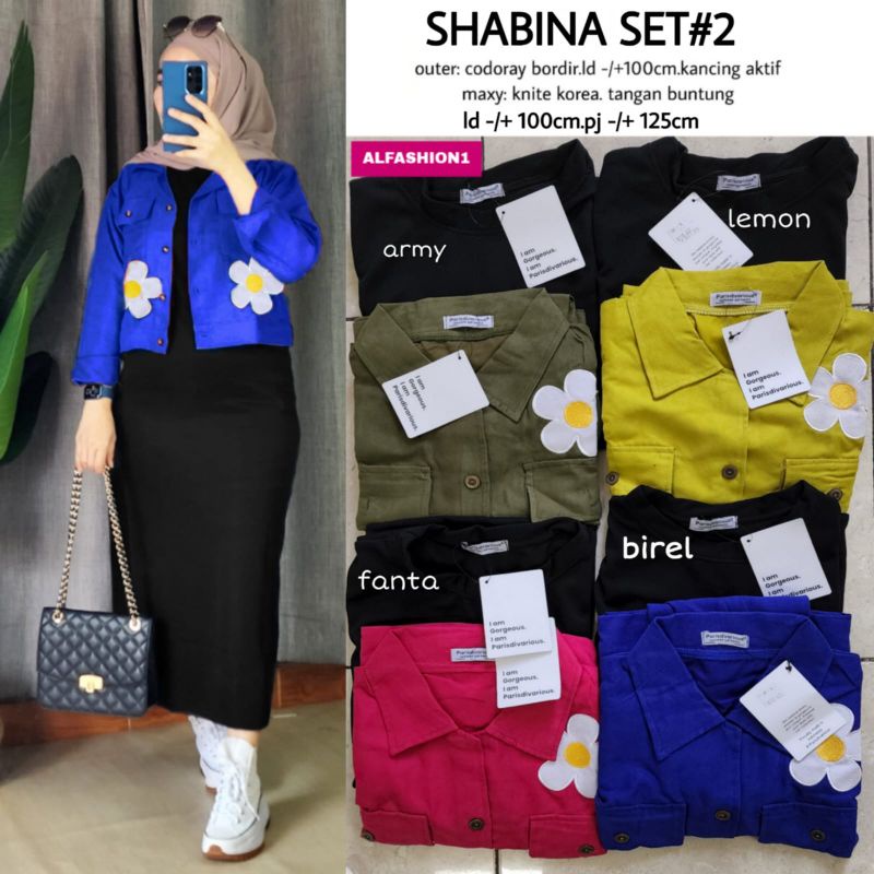 BAJU SETELAN SHABINA SET BY ALFASHION