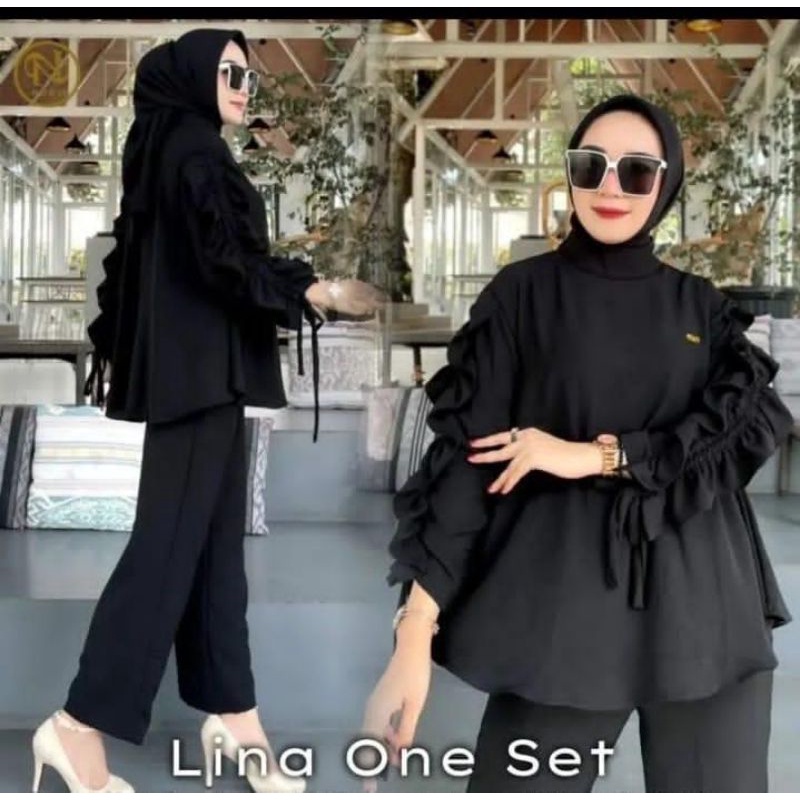 LINA ONE SET / VANIA SET/ SETELAN WANITA TERKINI