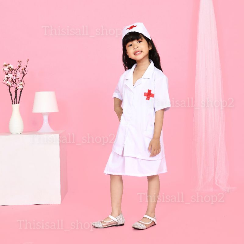 BAJU DOKTER CILIK / BAJU DOKTER / BAJU SUSTER / BAJU PERAWAT